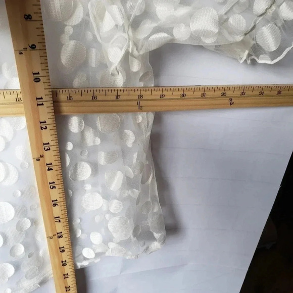 Story on women polka dot blouse size Large - Picture 3 of 4